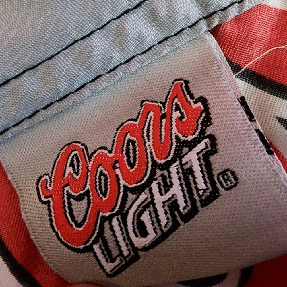 Coors Light 30 Black Grey Board Shorts Beer Logo Swim Trunks Beach Gorpcore